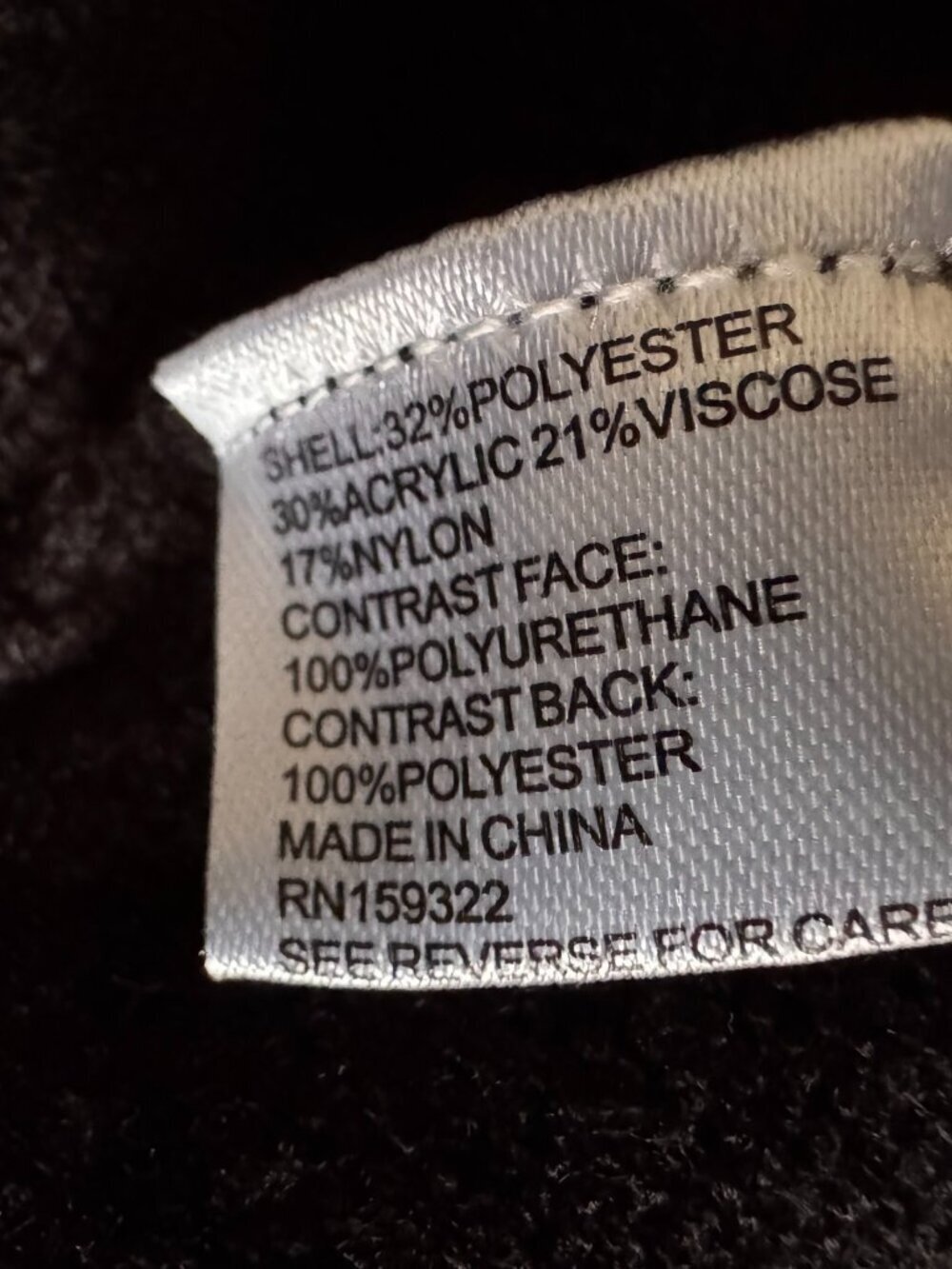Evereve Harlow Knit Sweater Dress Black Faux Leather Sleeve Stripe Size L NEW - Picture 6 of 9